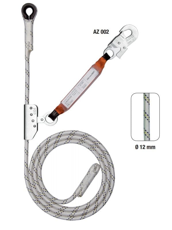 Opritor+amortizor+1conector cu franghie Ø=12mm, Linostop 2