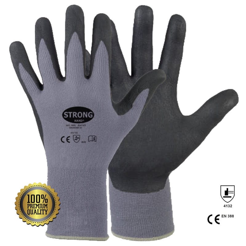 Manusi Batan din nylon imersate in nitril