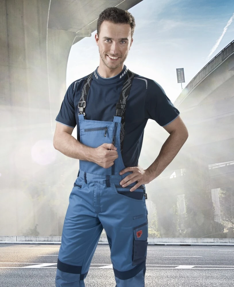 Pantaloni cu pieptar ARDON®R8ED+ lungiti albastru