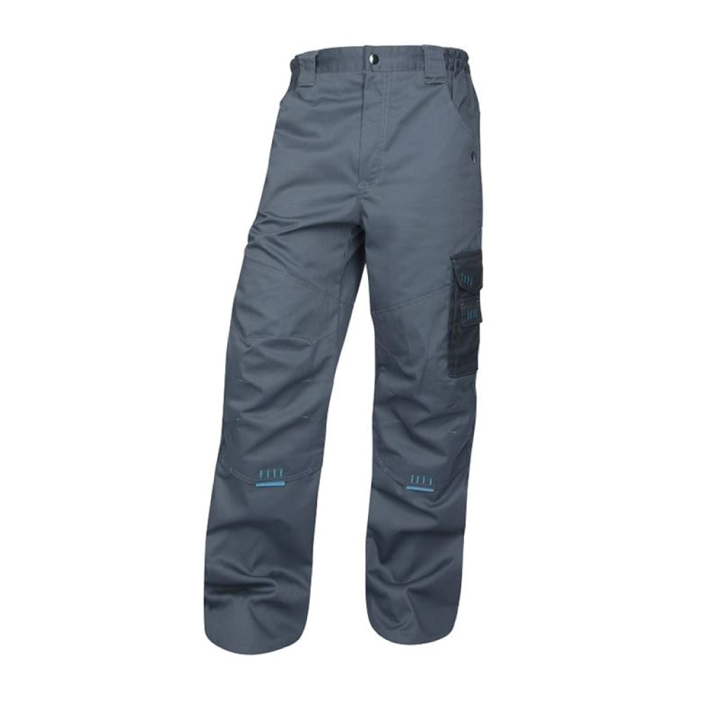 Pantaloni de lucru in talie 4TECH - asfalt/negru