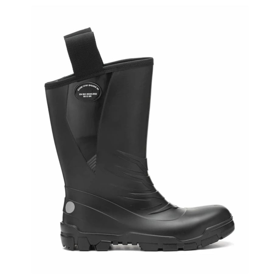 Cizme de protectie de iarna RIGGER S5, cu bombeu metalic si lamela antiperforatie